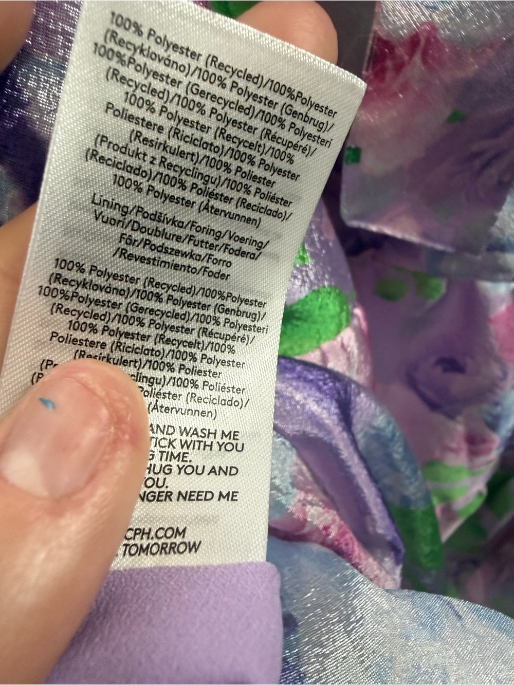 Urban Outfitters CRAS Pastel Floral cottagecore puff Sleeve Midi Dress XL - Picture 10 of 10